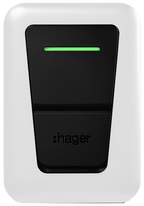 Hager Witty Plus 22 kW Laadstation met Type 2-Socket | OCPP & MID (XVL122S)